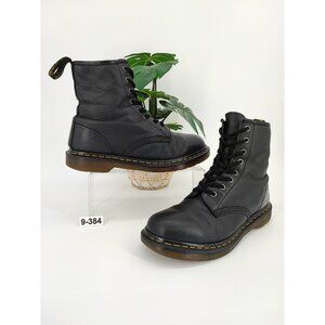 Dr.Martens Women's Black Leather Boots Size 9 US